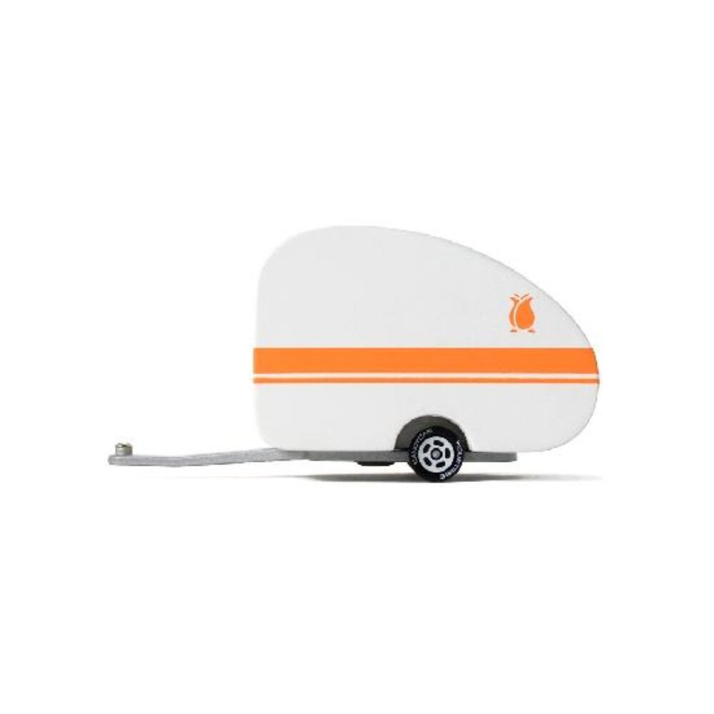 NWT Candylab Small Wood Camper Trailer Rosebud - Picture 2 of 3